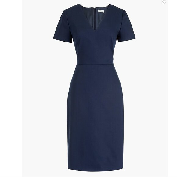 J. Crew Navy Blue Dress - Picture 1 of 3